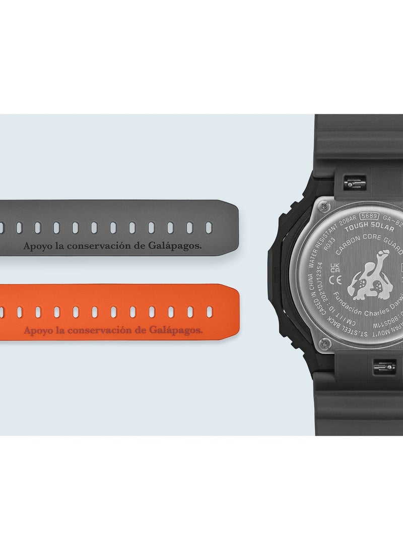 CASIO G-SHOCK Charles Darwin Foundation Collaboration Digital Men Watch GA-B2100DF-1ADR - Image 4